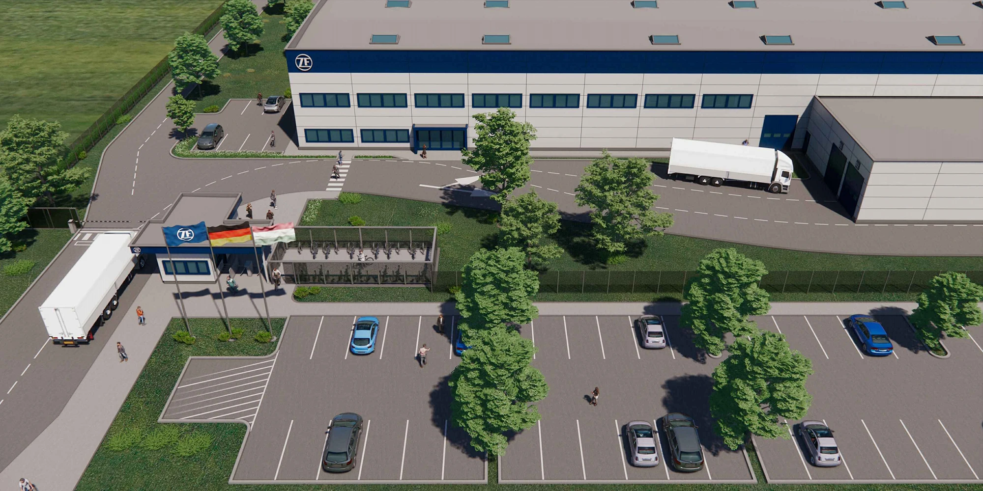 Debreceni ZF gyártócsarnok